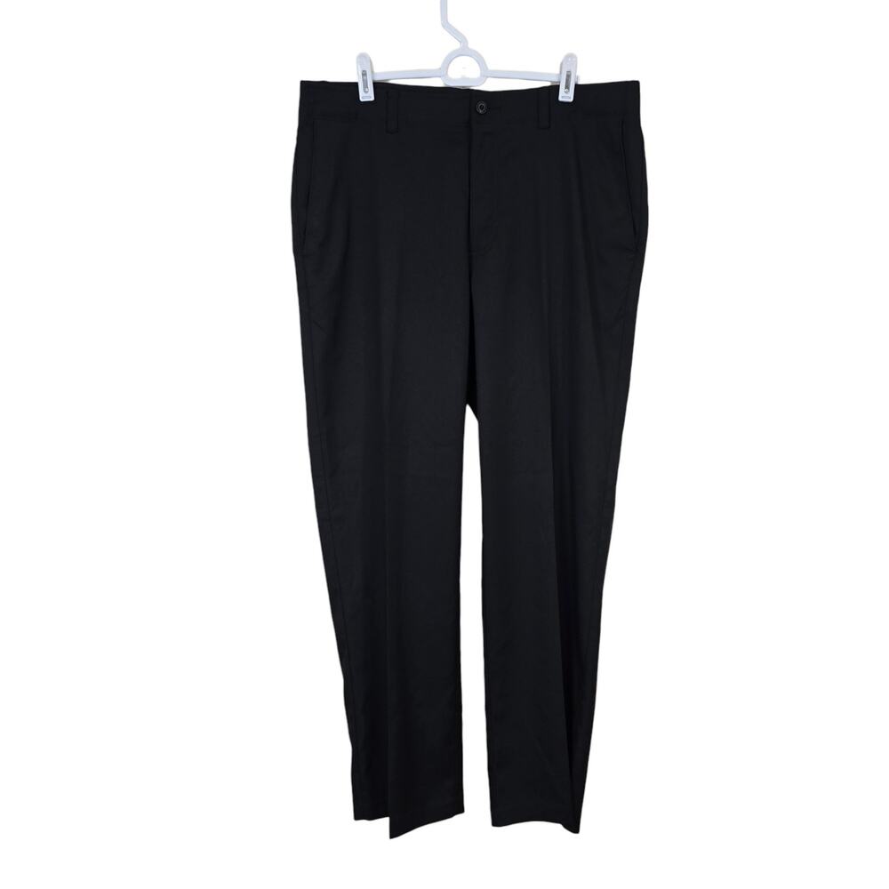 NEW NWT Men's Grand Slam Stretch Performance Black Dress Pants | Size 34x30